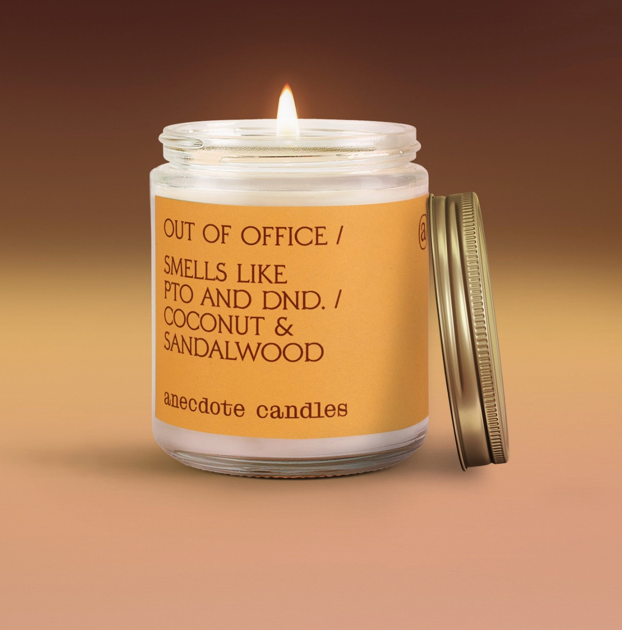 "Out of Office" Candle
