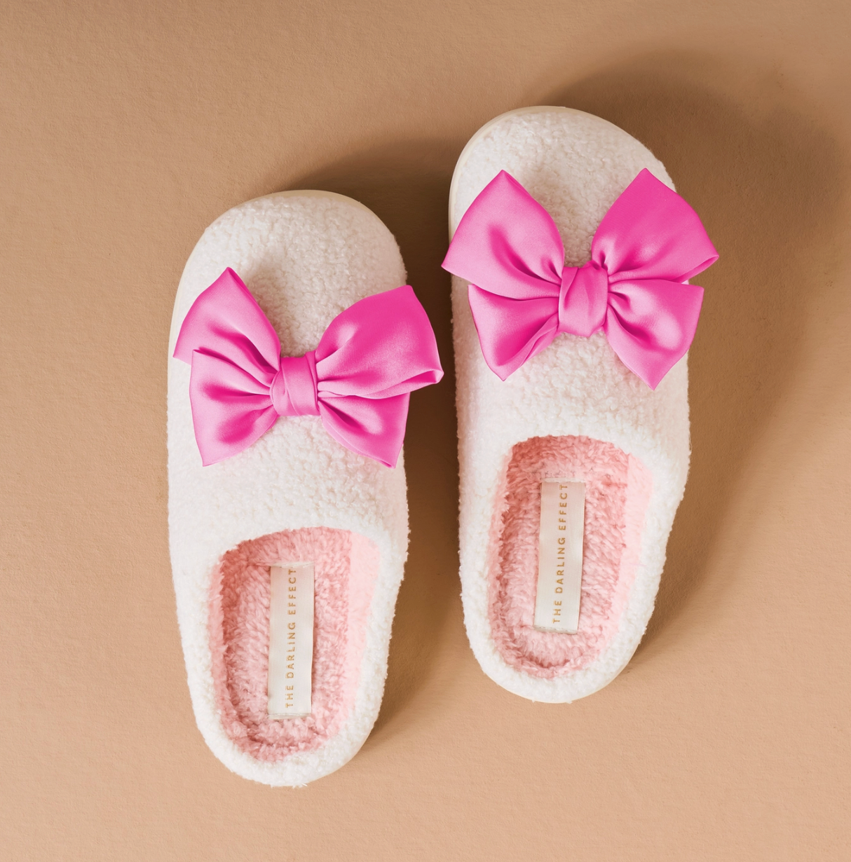 Hot Pink Bow Slipper