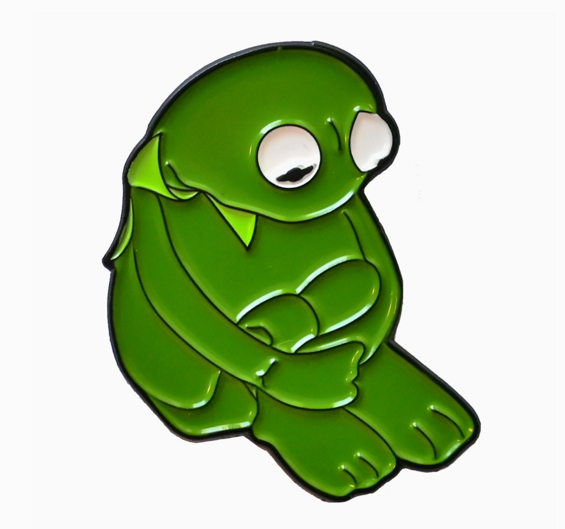 Sad Kermit Enamel Pin