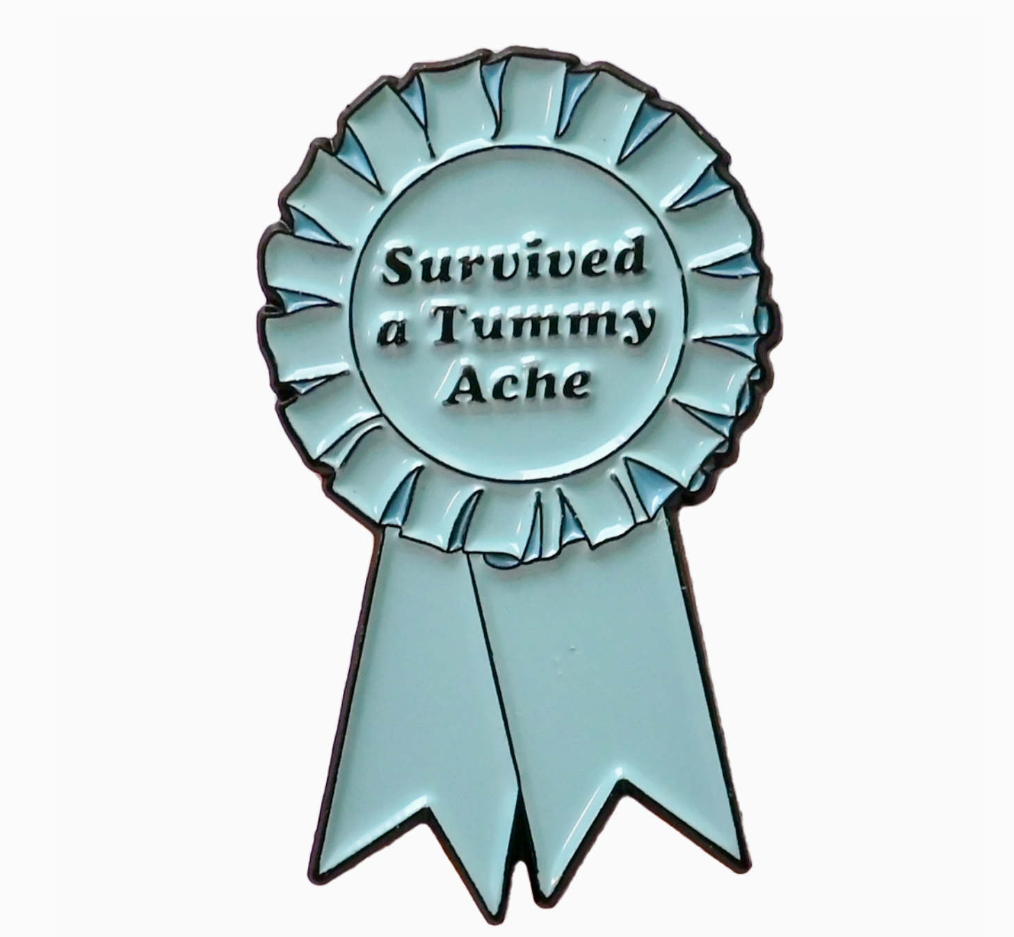 Survived Tummy Ache Enamel Pin