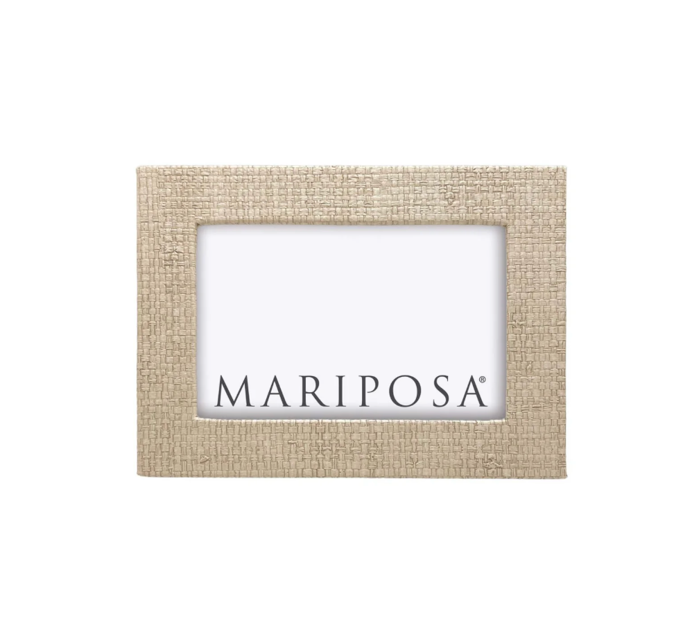 Coconut Grove Faux Grasscloth 4x6 Frame