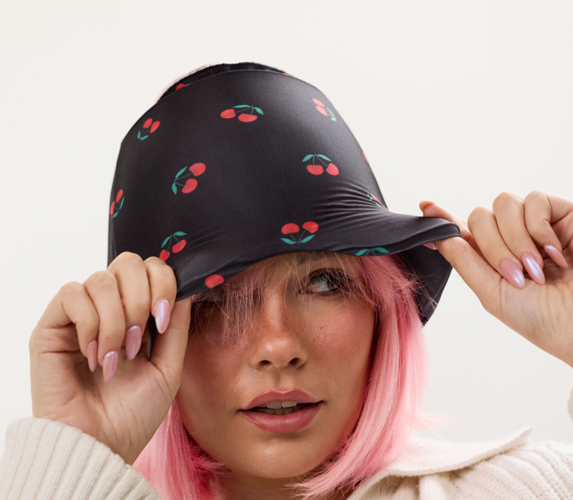 Cherries Print Hangover Cap