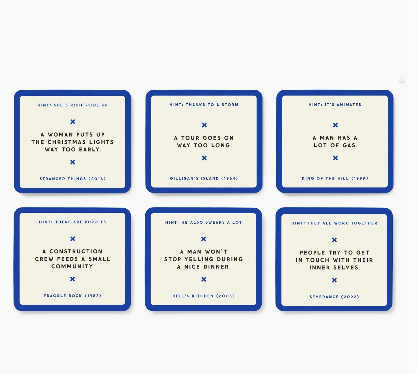 Poorly Explained TV Shows Game