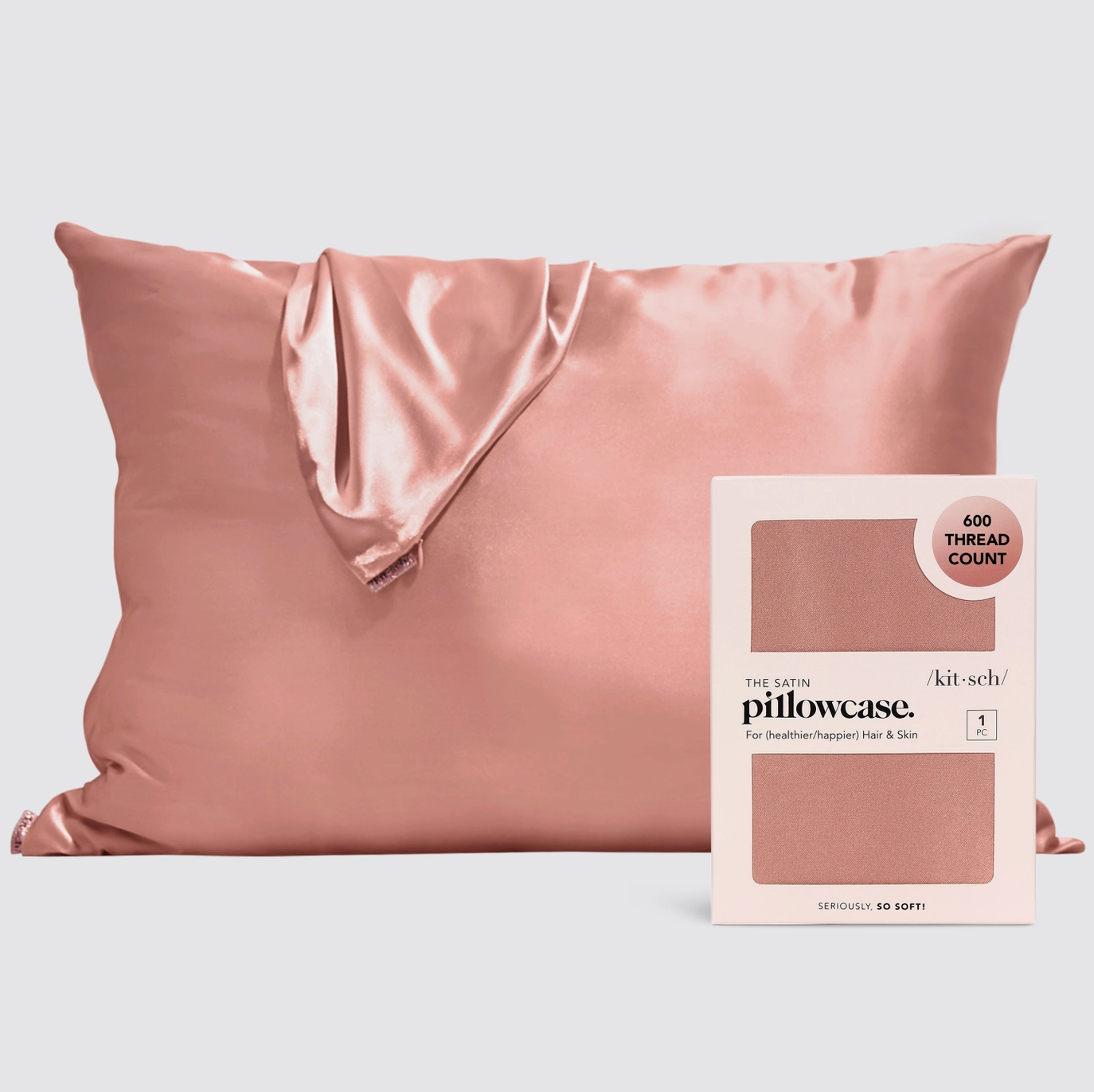 Terracotta Satin Pillow Case