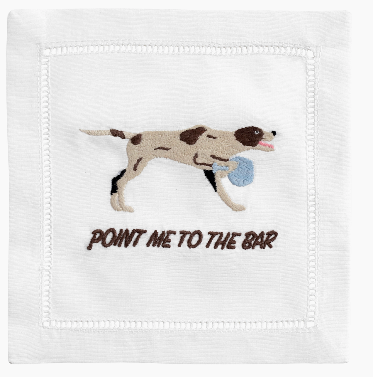 "Point Me to the Bar" Cocktail Napkin