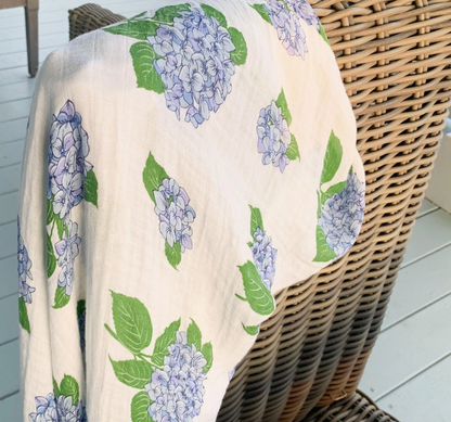 Hydrangea Baby Swaddle
