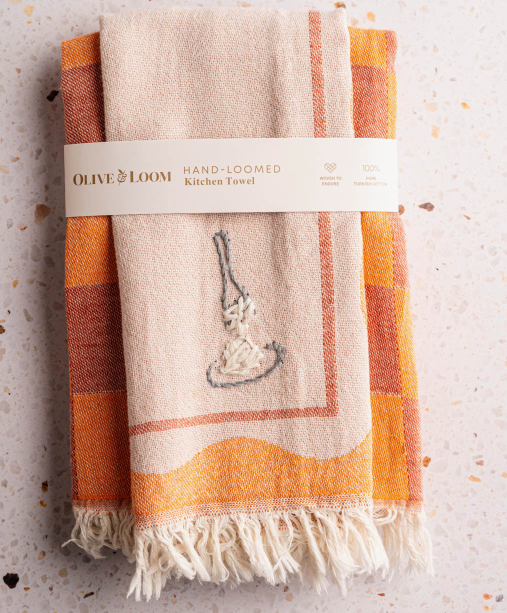 Pasta - Hand Stitched Kitchen Towel