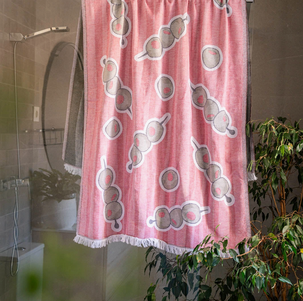 Olives Beach Towel