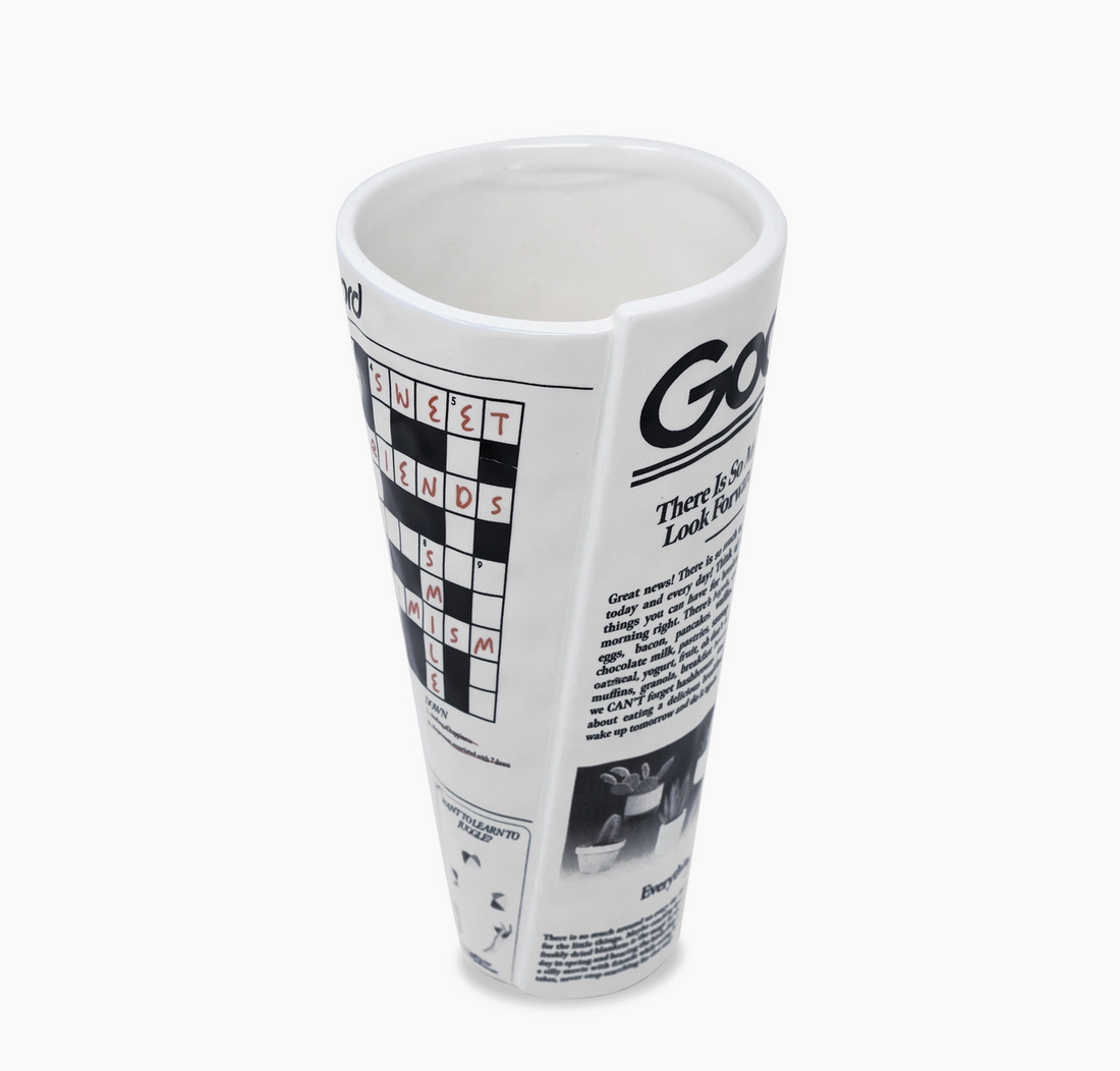 Newspaper Vase