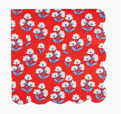 Floral Cocktail Napkin Set