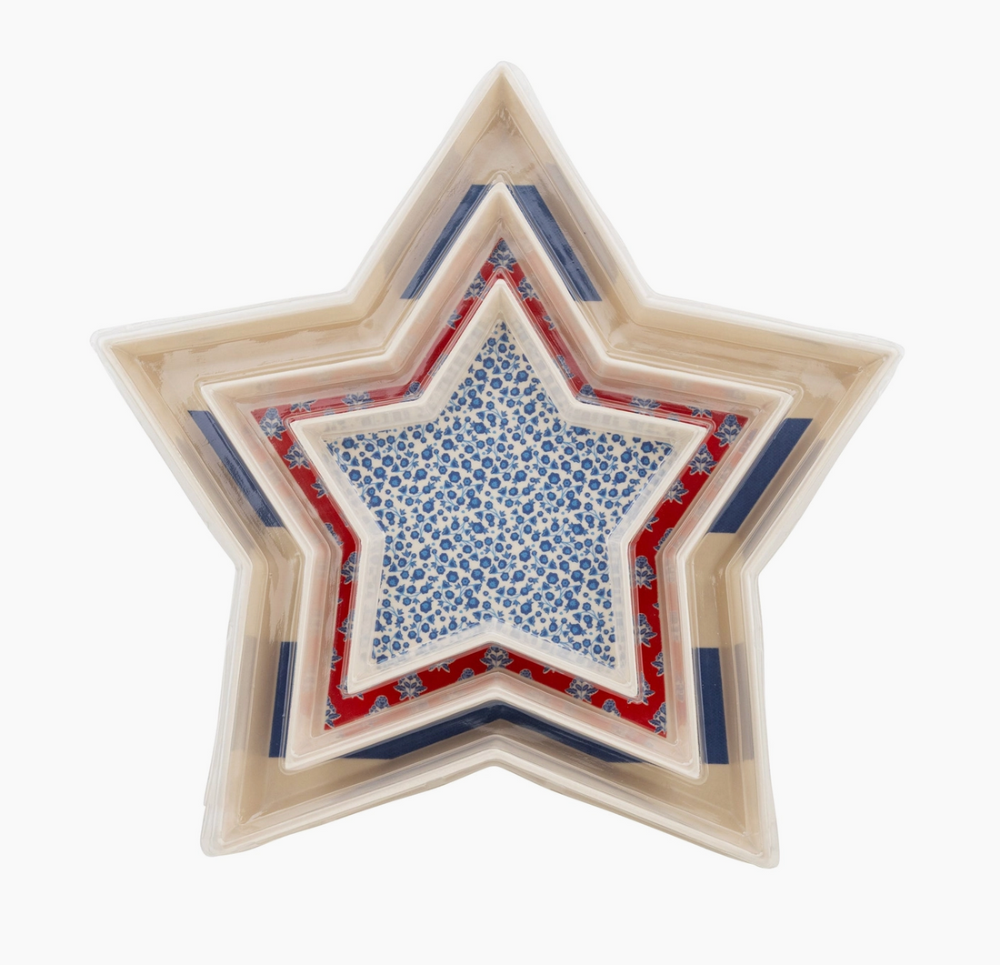 Stacking Star Bamboo Tray