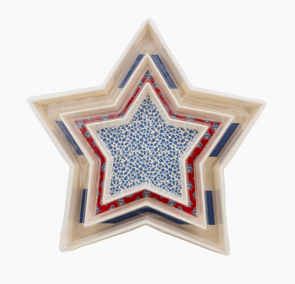 Stacking Star Bamboo Tray