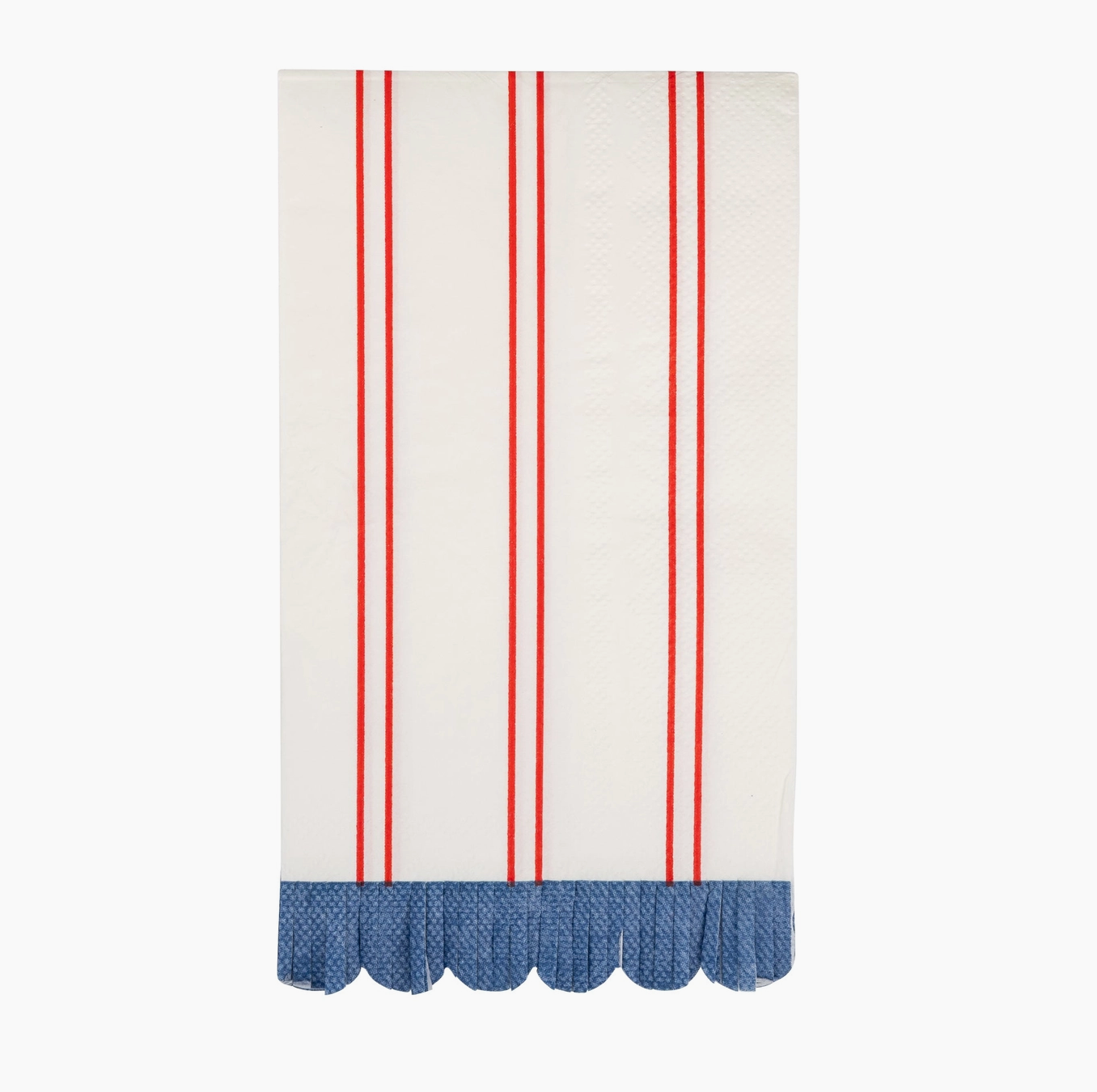 Red Striped Dinner Napkin
