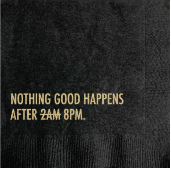 After Eight Cocktail Napkins
