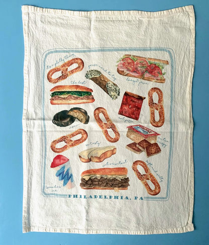 Philly Phood Tea Towel