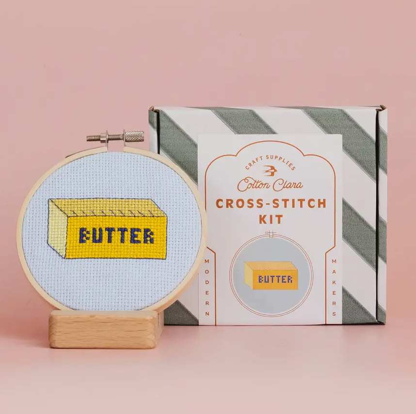 Butter Beginner Counted Cross Stitch Kit