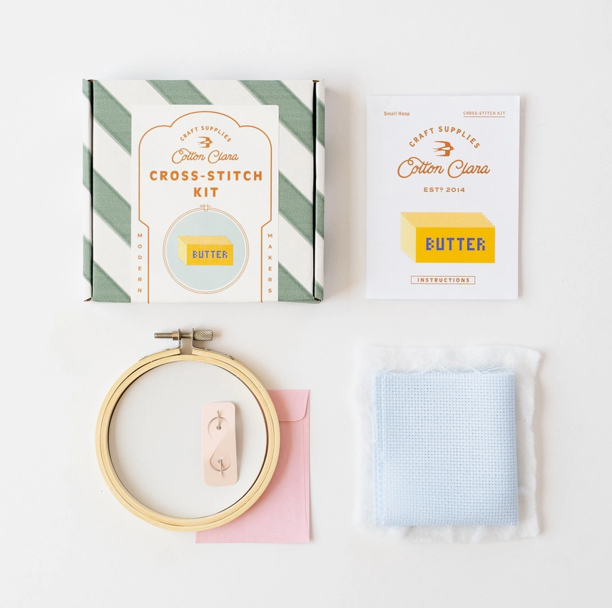 Butter Beginner Counted Cross Stitch Kit