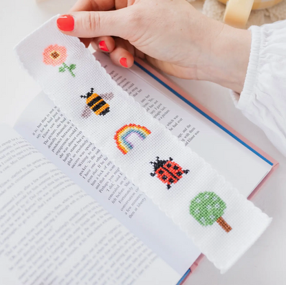 Nature Rainbow Cross Stitch Bookmark Kit