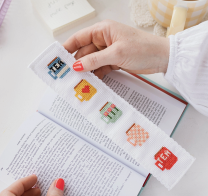 Tea/Mugs Cross Stitch Bookmark Kit (Copy)