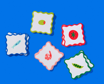 Crudite Vellum Coasters