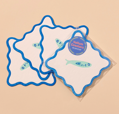 Crudite Vellum Coasters