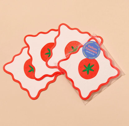 Crudite Vellum Coasters
