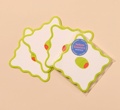Crudite Vellum Coasters