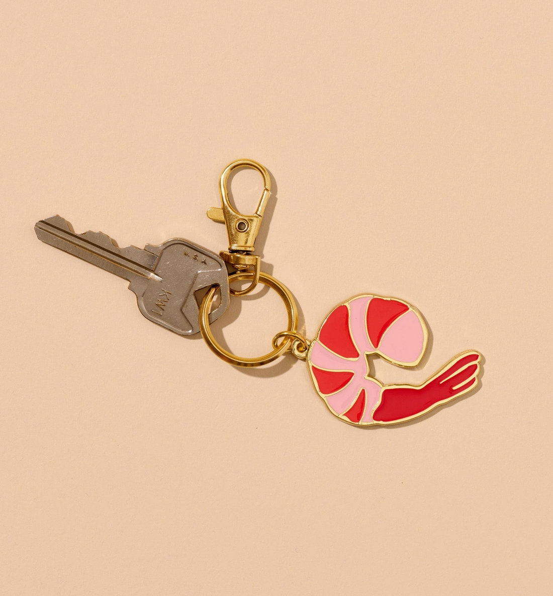 Cocktail Shrimp Keychain