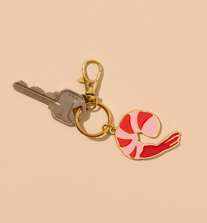 Cocktail Shrimp Keychain