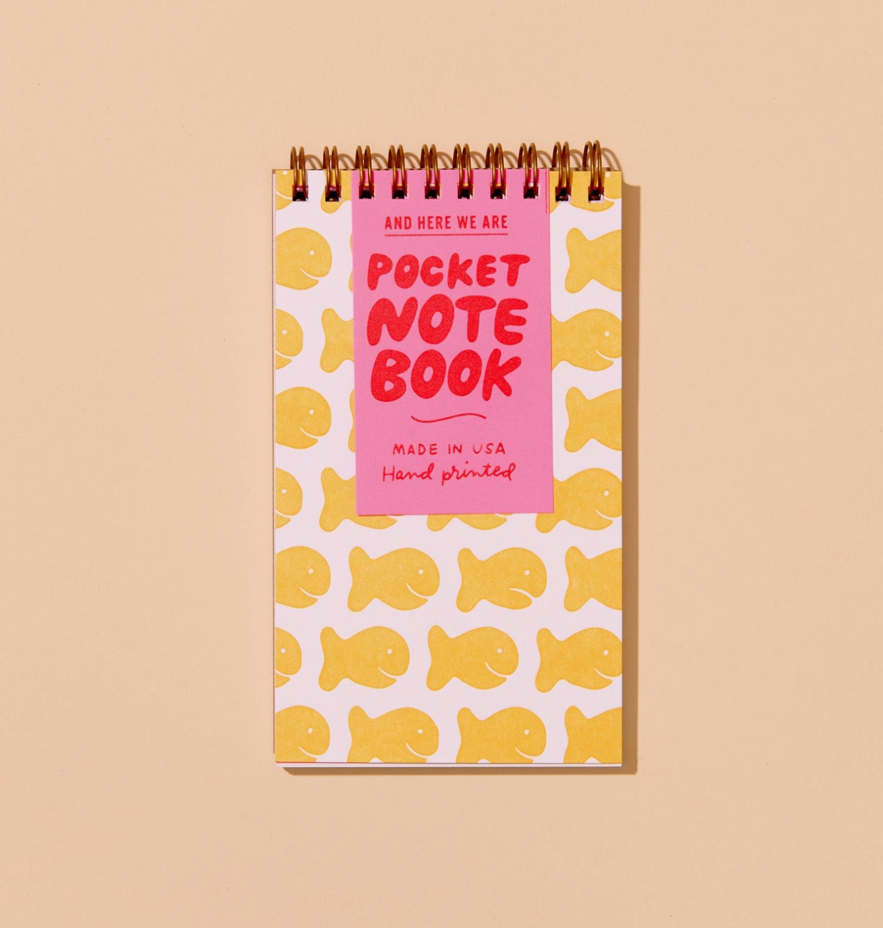 Goldfish Cracker Small Spiral Notebook
