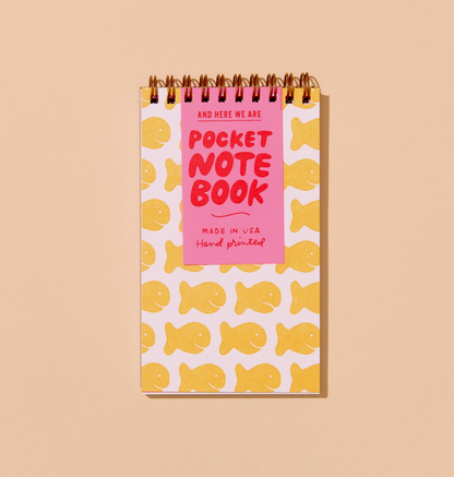 Goldfish Cracker Small Spiral Notebook
