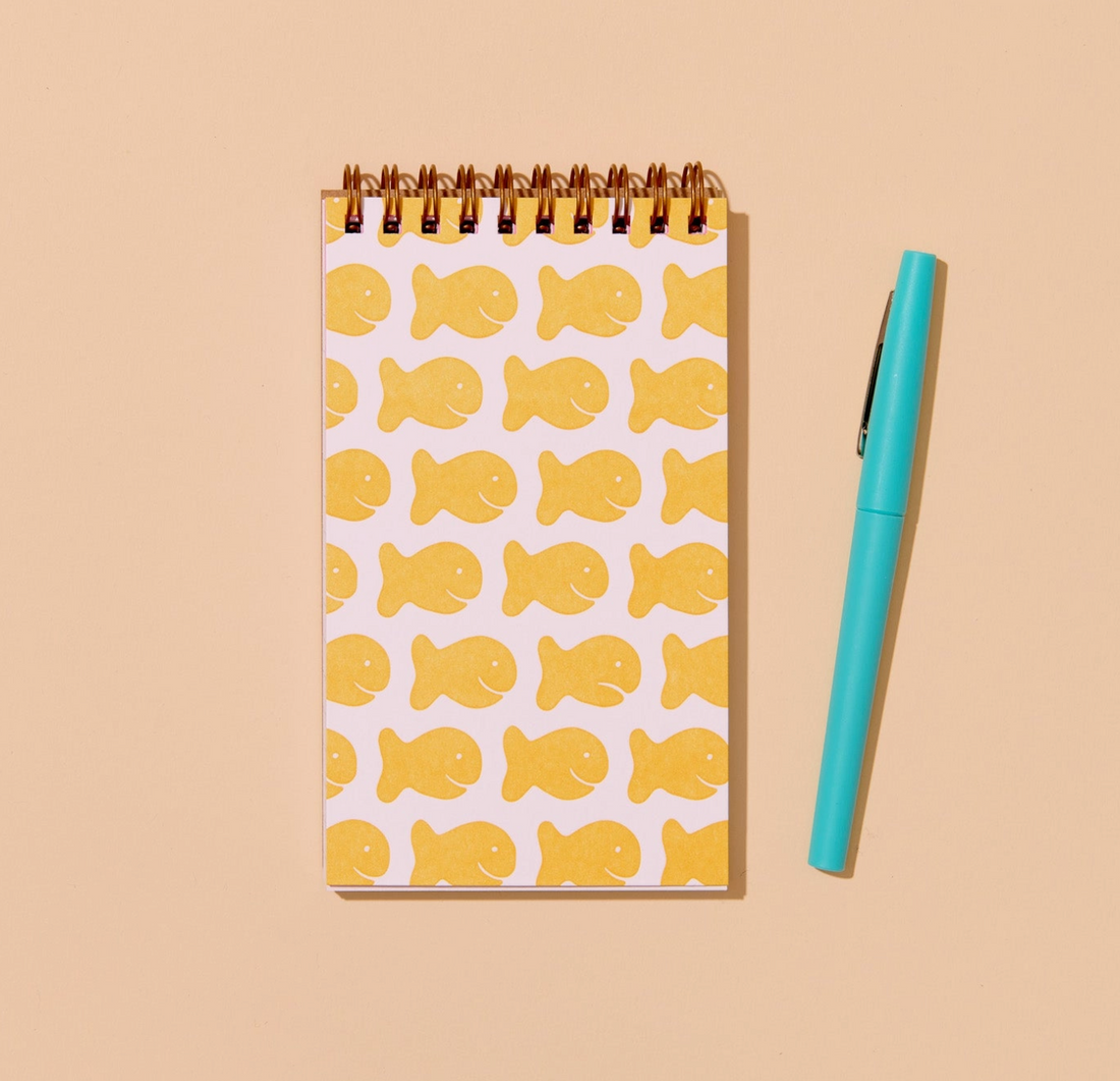 Goldfish Cracker Small Spiral Notebook