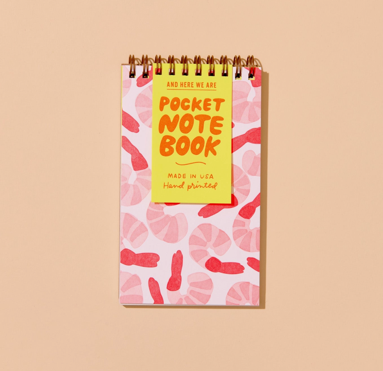 Shrimp Cocktail Small Spiral Notebook