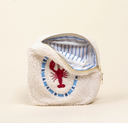Lobster Square Teddy Pouch