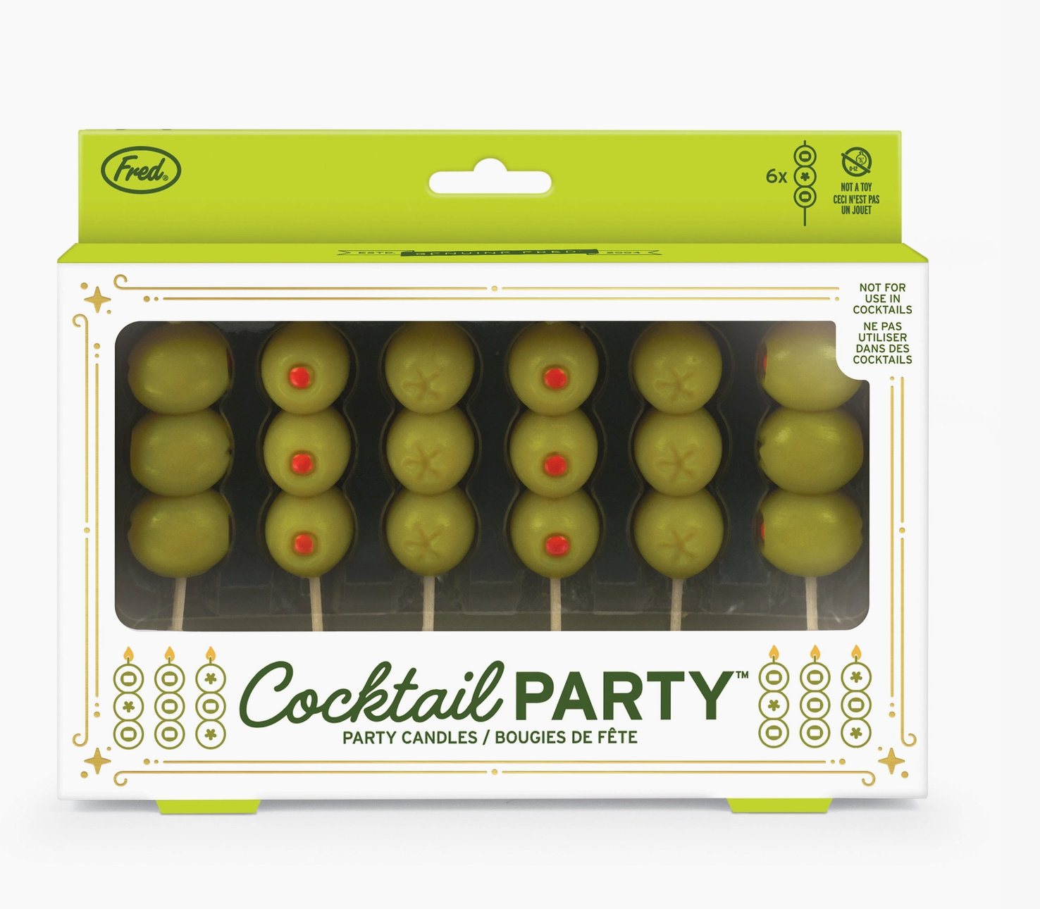 Cocktail Party Olive Candles
