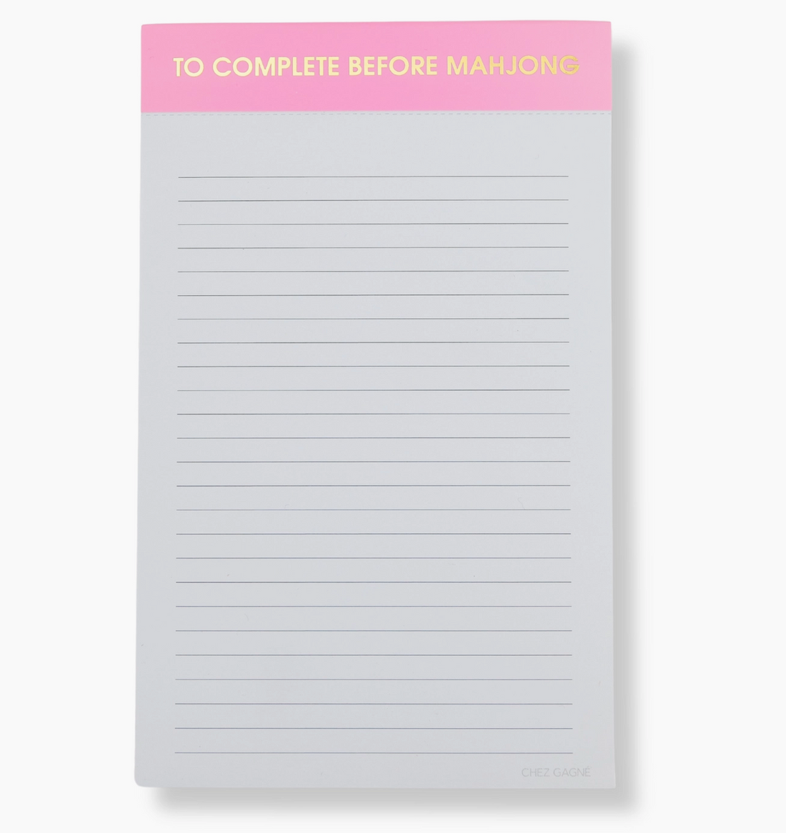 "To Complete Before Mahjong" Notepad