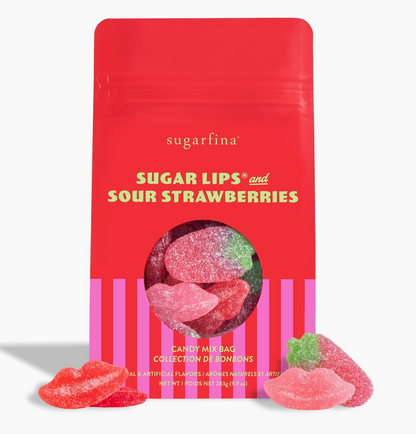 Sugar Lips &amp; Sour Strawberries Candy Mix Bag