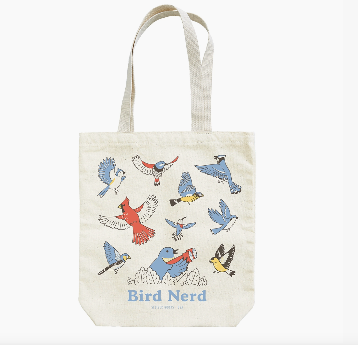 Bird Nerd Canvas Tote