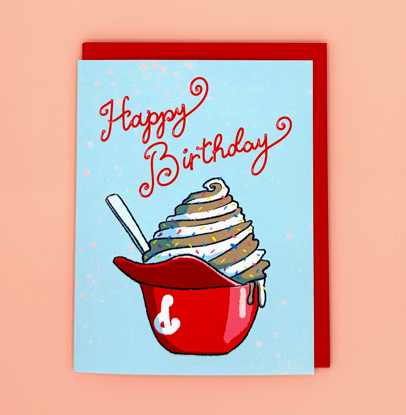 Phillies Ice Cream Birthday Card