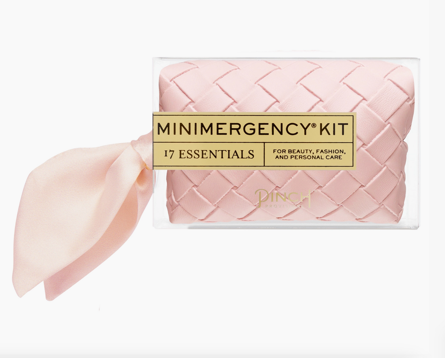 Pink Woven Minimergency Kit