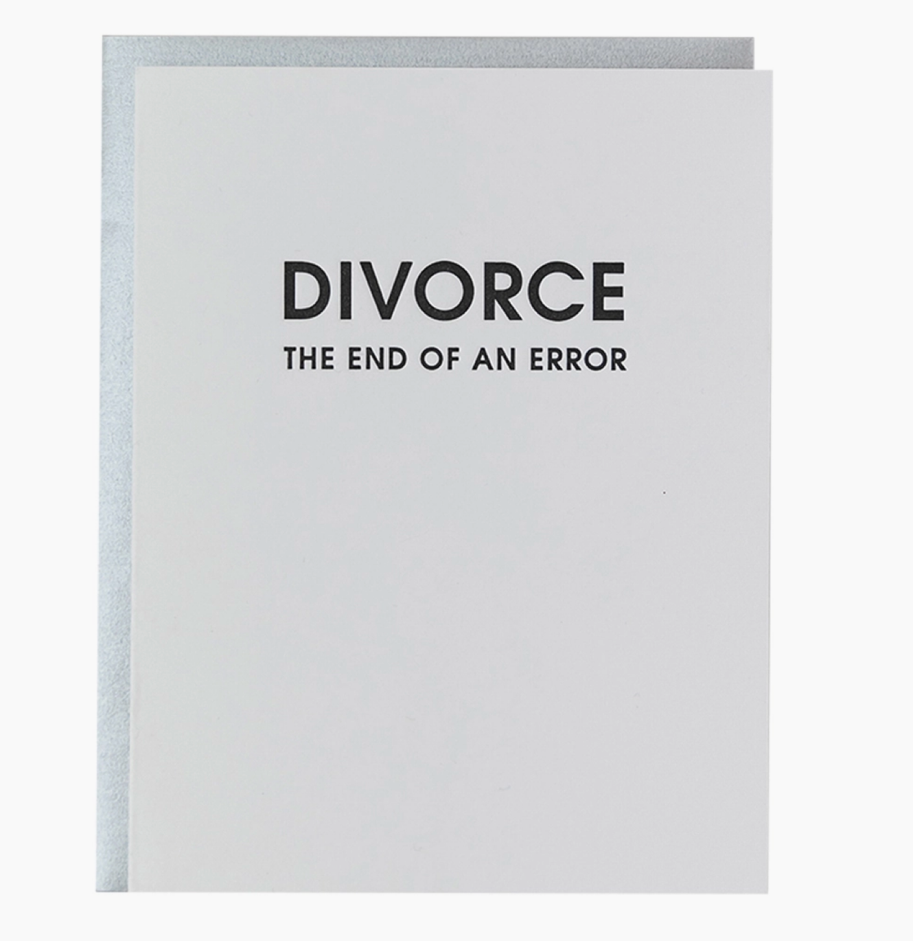 Divorce: End of an Error Card