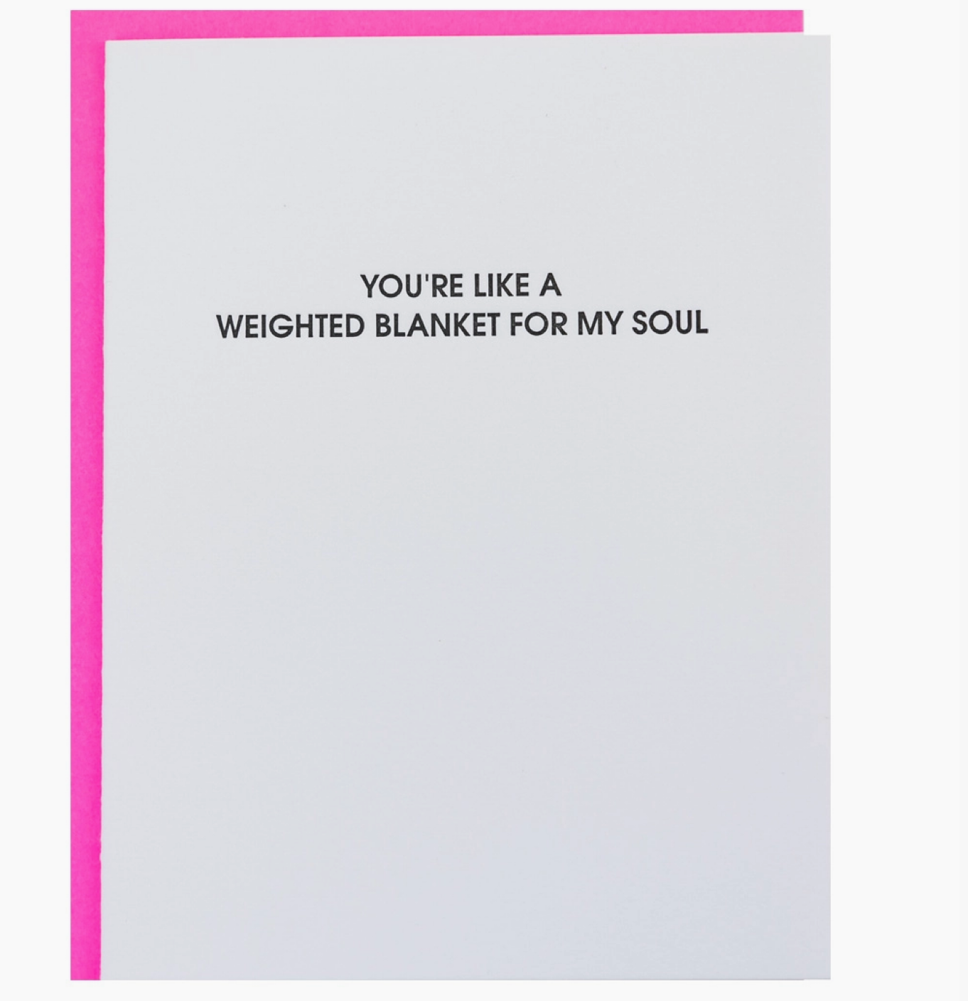 Weighted Blanket Card