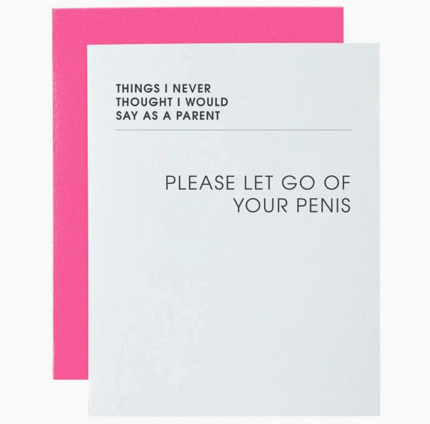 Never Thought: Penis Card