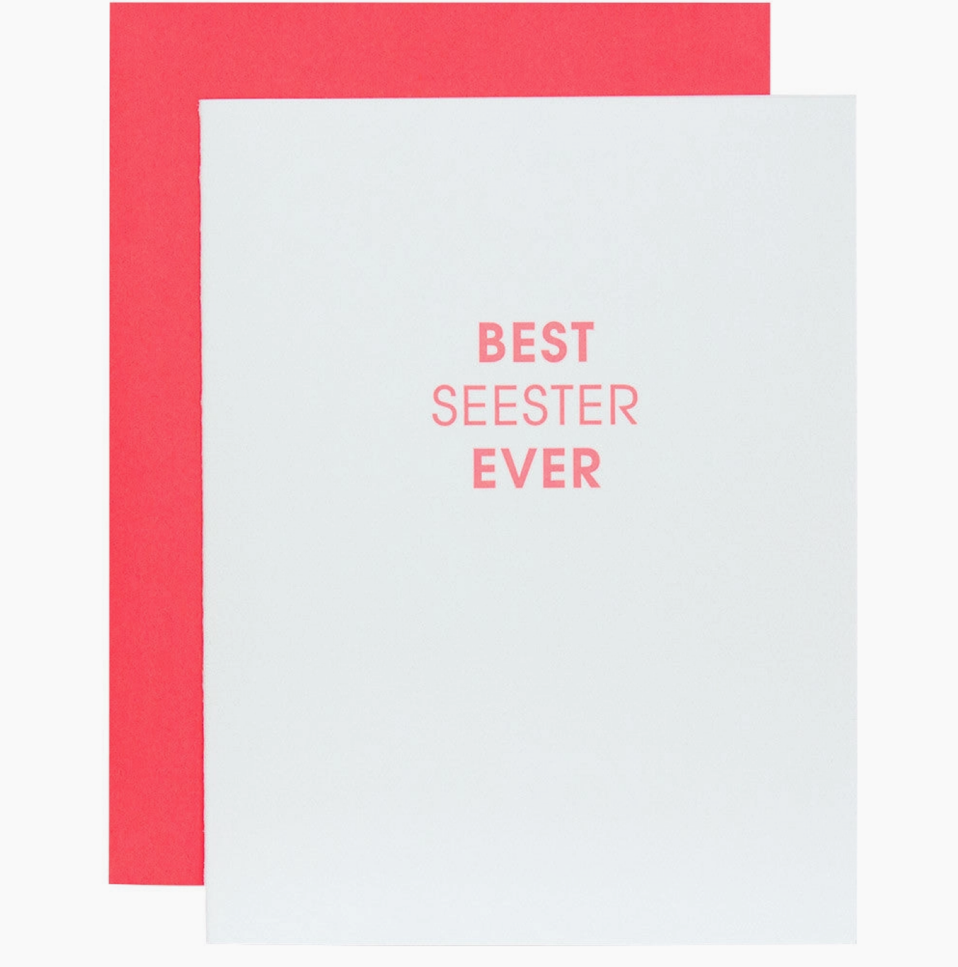 "Best Seester Ever" Card