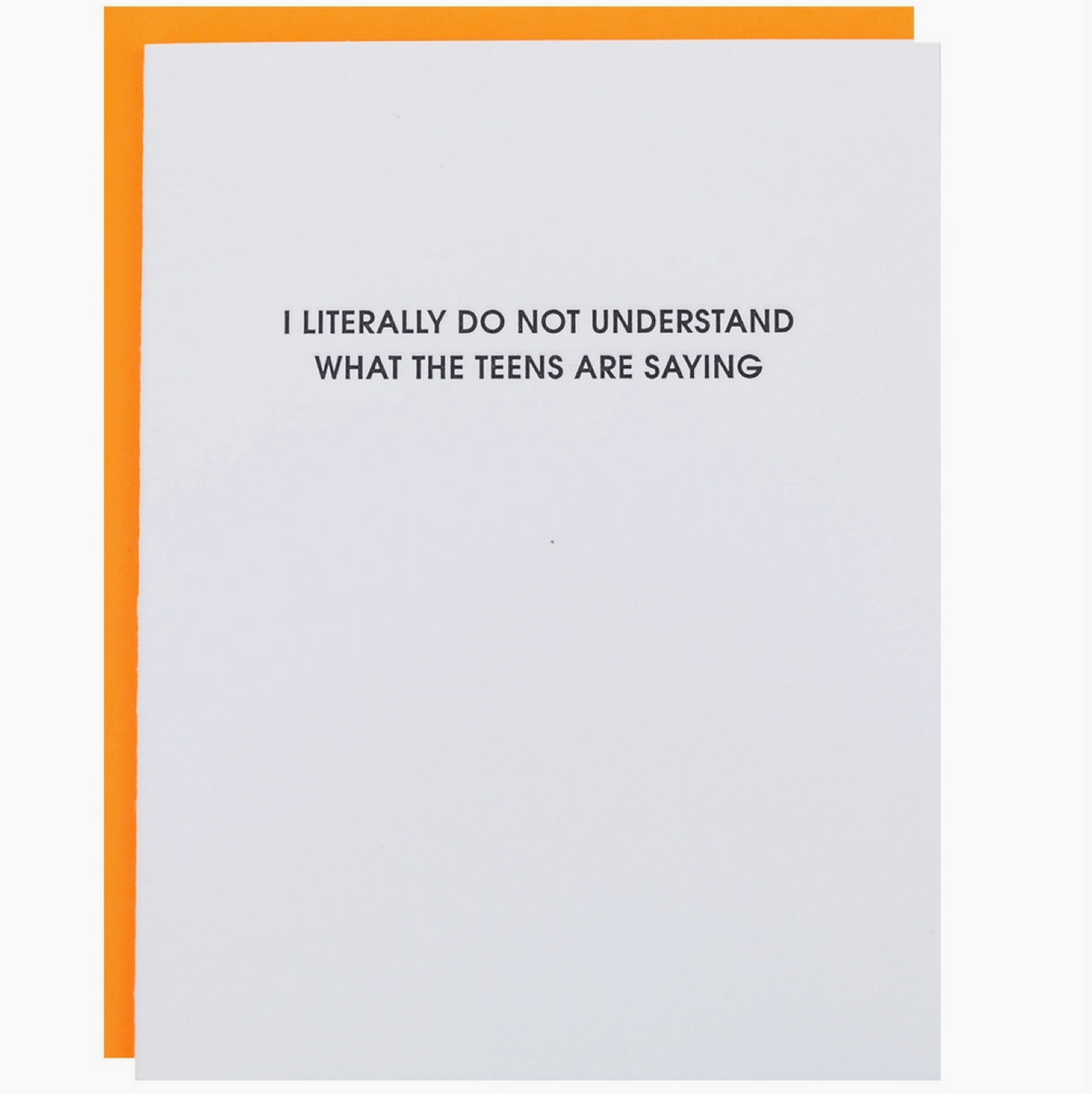 "Understand The Teens" Card