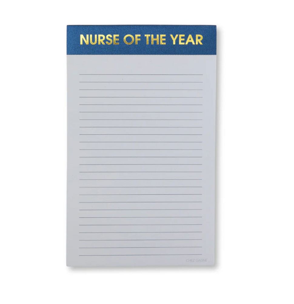 "Nurse of the Year" Notepad