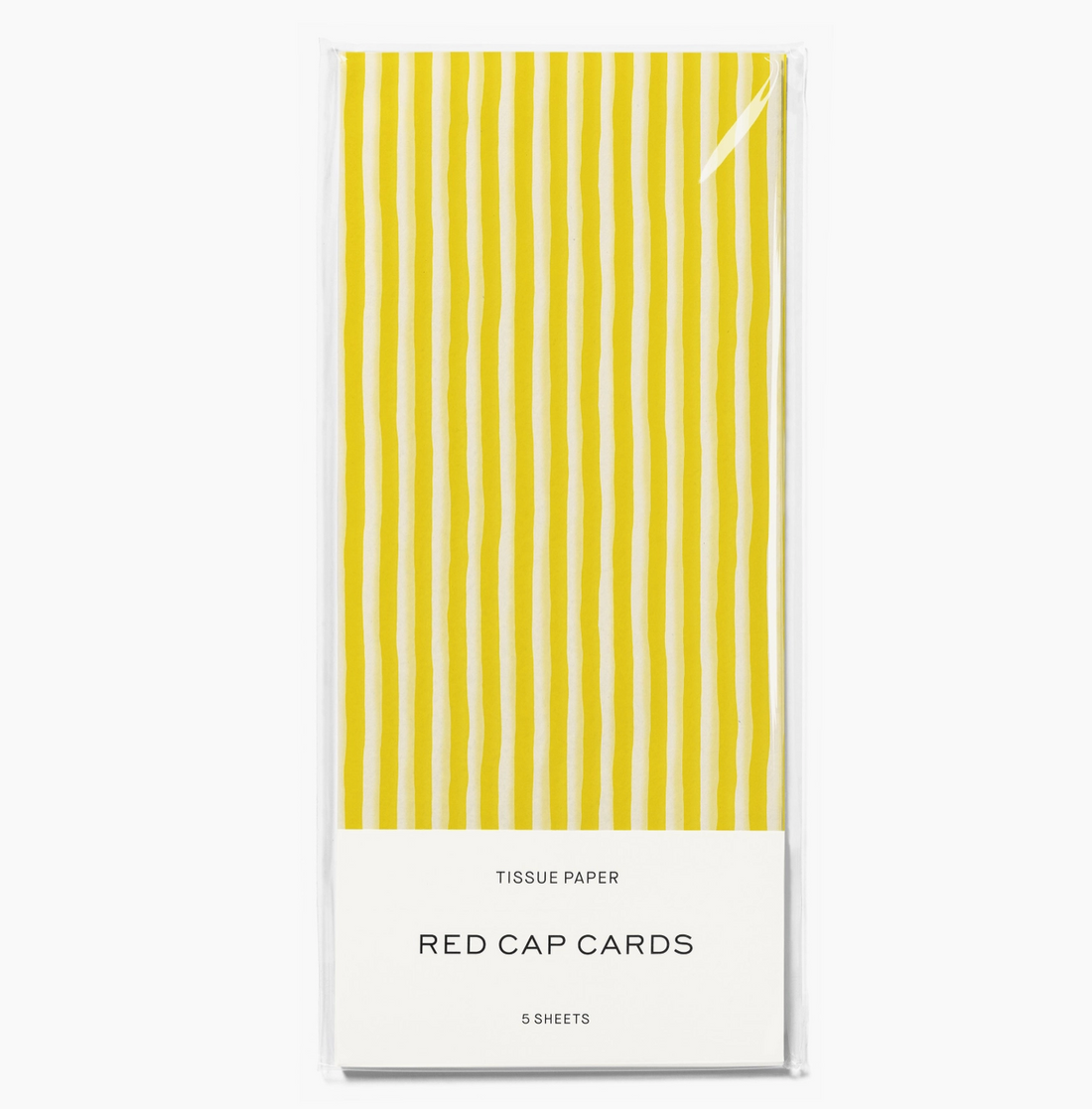 Yellow Stripe Tissue Paper