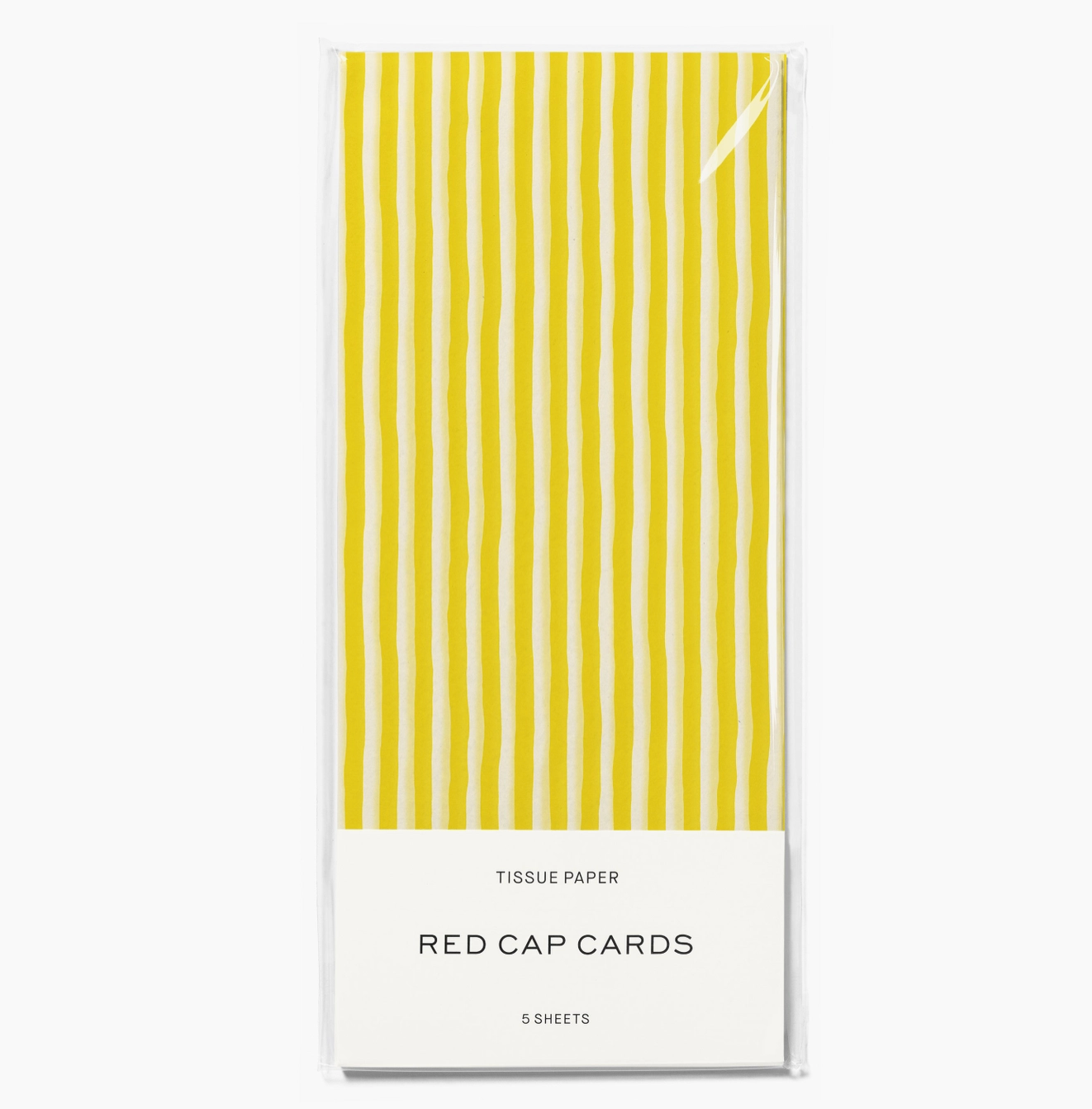 Yellow Stripe Tissue Paper