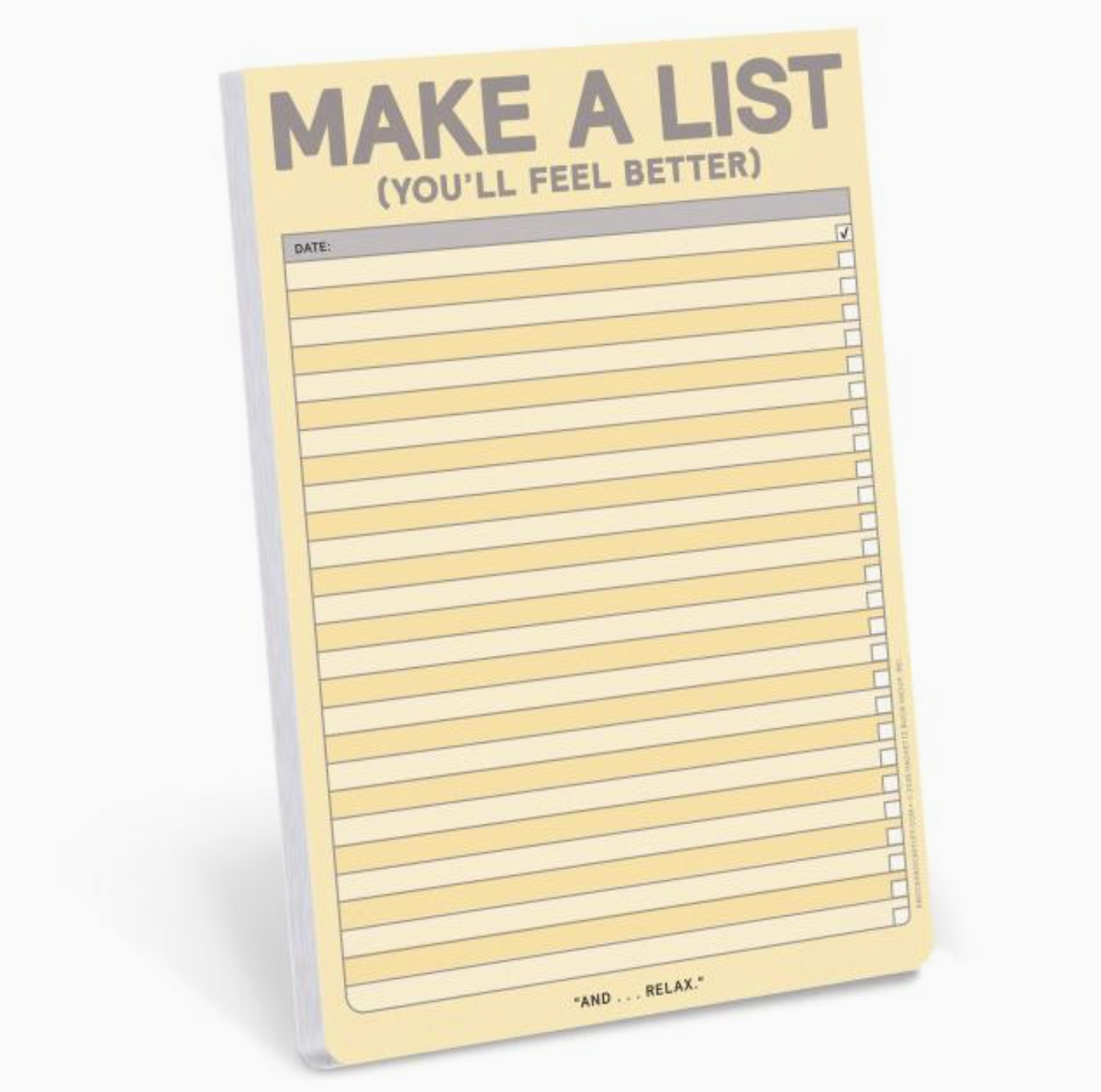 Make A List Notepad