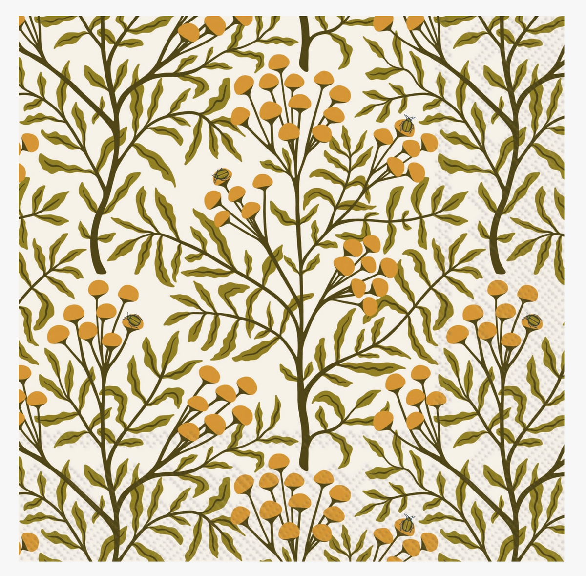 Autumn Tansy Cocktail Napkins